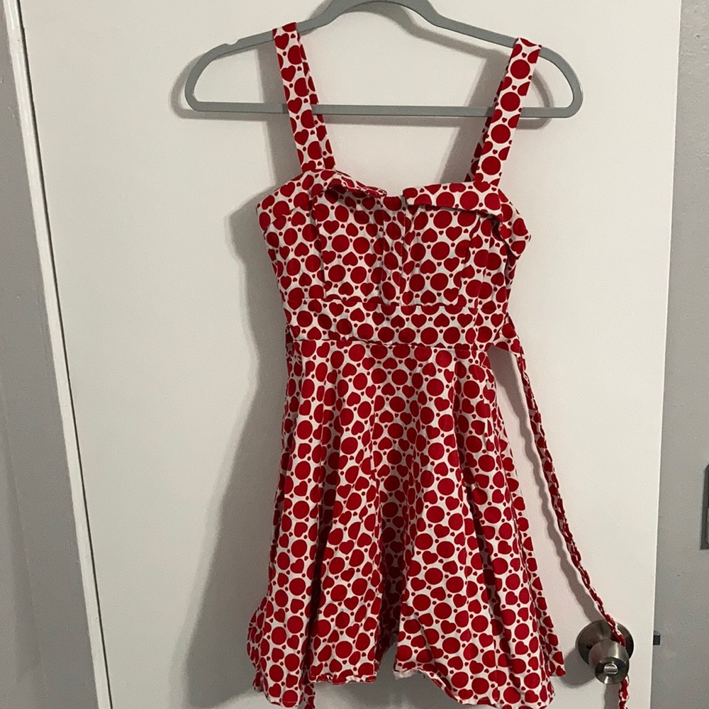 Red polka dot Pin-Up dress